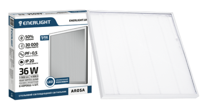 Світлодіодна панель ENERLIGHT AROSA 36Вт 4000К